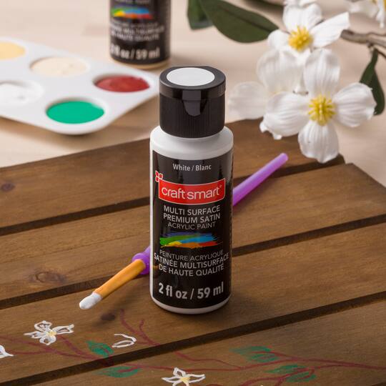 Multi-Surface Premium Satin Acrylic Paint by Craft Smart®, 2oz.
